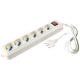 MULTIPRESA 6 USCITE BIP+SCH INTERRUTTORE