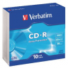 CF 10 CD-R VERBATIM 700MB 80MIN 52X SLIM