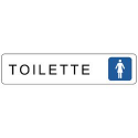 TARGHETTA 200X45 TOILETTE DONNE