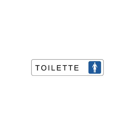 TARGHETTA 200X45 TOILETTE DONNE