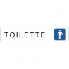 TARGHETTA 200X45 TOILETTE UOMINI
