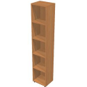 Libreria  linea "Avila" alta, 4 rip, largh 40 - noce