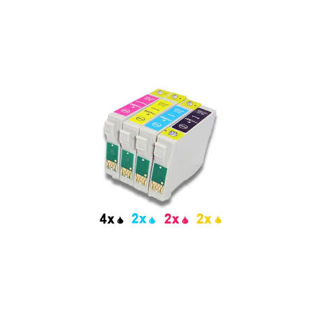 CARTUCCIA T0711 NERO COMPATIBILE/RIGENERATO - EPSON D78/DX4000/DX4050/DX5000/DX6000/DX6050/DX7000F-S20