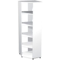 Libreria  linea "Avila" angolare, 4 rip a giorno - bianco