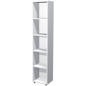Libreria  linea "Avila" alta, 4 rip, largh 40 - bianco
