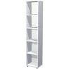 Libreria  linea "Avila" alta, 4 rip, largh 40 - bianco