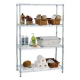 Libreria Light Con 4 Ripiani Cromata