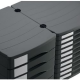 CASSETTIERA MODULARE 10 CASSETTI NERO