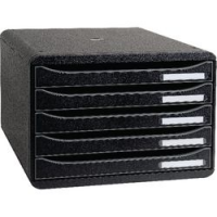 CASSETTIERA A4 NERO ORIZZ MODULO EXACOMP