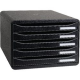 CASSETTIERA A4 NERO ORIZZ MODULO EXACOMP