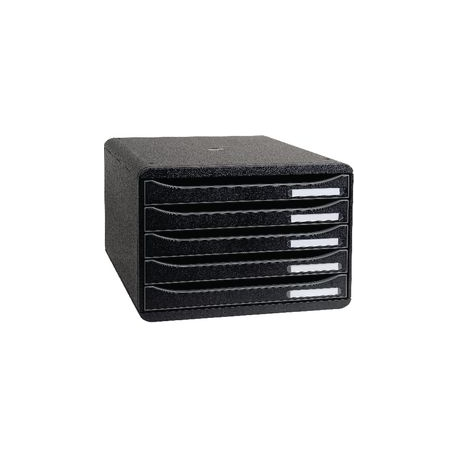 CASSETTIERA A4 NERO ORIZZ MODULO EXACOMP