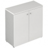 Mobile basso con ante 1 ripiano linea "Stilo" 90cm x 40,1cm x 87,7cm - grigio