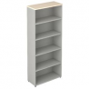 Mobile alto 4 ripiani Matiz 90cm x 40,1cm x 212,5cm - acero