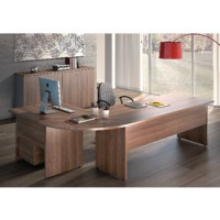 Scrivania linea "Matiz" 80 cm - noce