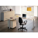 Scrivania linea "Matiz" 80 cm - acero