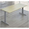Scrivania Stilo 80X80X72 Acero
