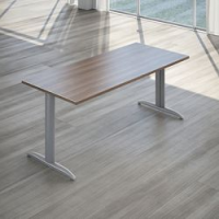 Scrivania Stilo 80X80X72 Noce