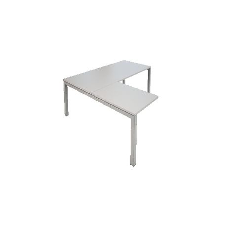 SCRIV SAG QUADRA 160X160X72,5 GRIGIO  DL