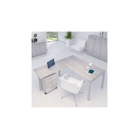 SCRIVANIA ROVERE CHIARO GAMBA PONT120X80
