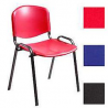 Sedia impilabile CLASSIC  rivestimento PPL - rosso
