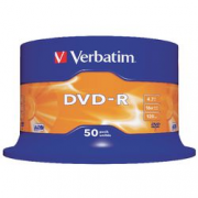 PACK50 DVD-R VERBATIM 16X 4.7GB SPINDLE