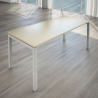 Scrivania Quadra 180X80X72,5 Acero