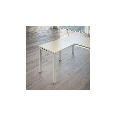 ALLUN SCRIV RETT+G QUADRA 80X60 ACERO DL