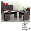 Cassettiera 3Cass Lione 43X52X60 Nero