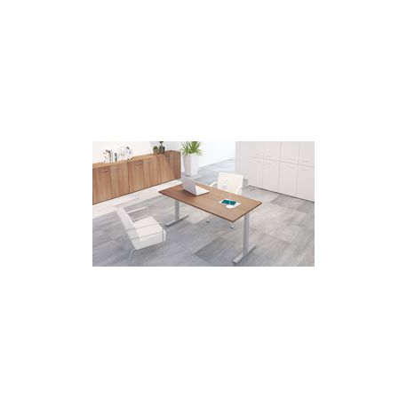 SCRIVANIA NOCE CANALET.GAMBA T 120X80 PR