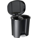 CESTINO NERO ROTHO DUO PPL 10 + 10 L