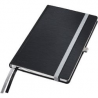 TACCUINO NERO SATIN LEITZ STYLE QUADR A5