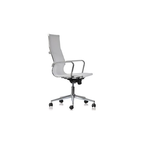 SEDIA STAR SCHIENALE ALTO BIANCO PR