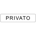 TARGHETTA 200X45 PRIVATO
