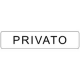 TARGHETTA 200X45 PRIVATO