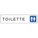 TARGHETTA 200X45 TOILETTE UOMINI/DONNE