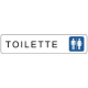 TARGHETTA 200X45 TOILETTE UOMINI/DONNE