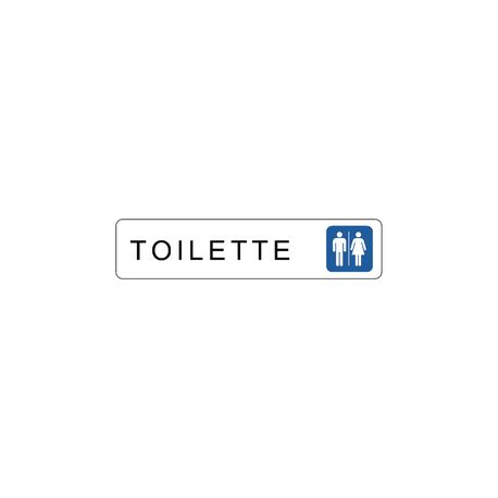 TARGHETTA 200X45 TOILETTE UOMINI/DONNE
