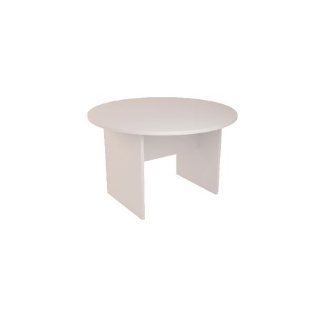 TAVOLO RIUN.CIRCOL.BIANCO FIAN. LEGNO120