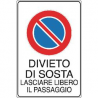CARTELLO 300X200 DIVIETO DI SOSTA