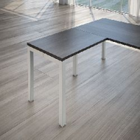 Allun Scrivania Rett+G Quadra 80X60 Wenge