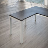 Allun Scrivania Rett+G Quadra 80X60 Wenge
