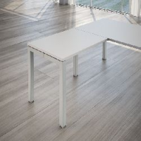 Allun Scrivania Rett+G Quadra 80X60 Grigio