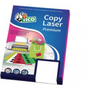 TICO CF 70 FF 24 ETICH. ROSSO FLUORESCENTI AUTOADESIVE CON MARGINI STAMPA LASER COD. LP4FR-7036 70X36