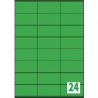 ETICHETTE MULTIFUNZIONE FLUORESCENTI VERDE LASER TICO 70X36MM 1680 PZ