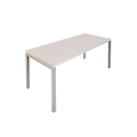 SCRIVANIA BIANCO GAMBA A PONTE 140X80
