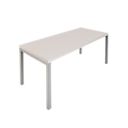 SCRIVANIA BIANCO GAMBA A PONTE 140X80