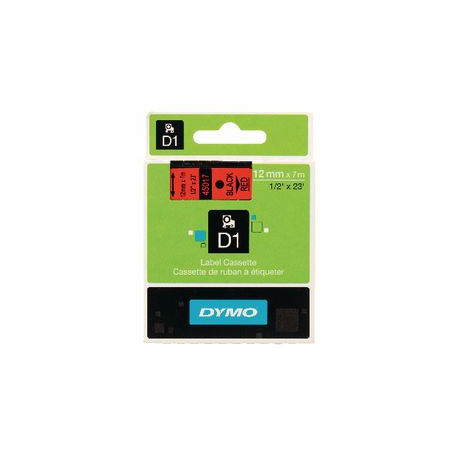 DYMO NASTRI 12MMX7M NERO-ROSSO