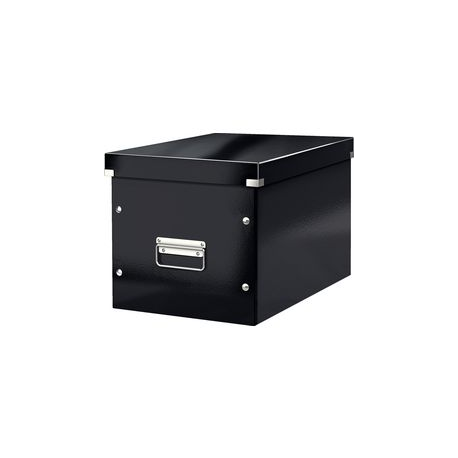 SCATOLA CUBO L NERO CLICK STORE