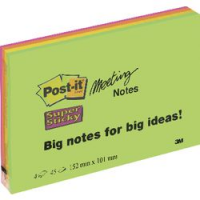 POST-IT MEETNOTE 152X101 SUPERSTICKY 4PZ