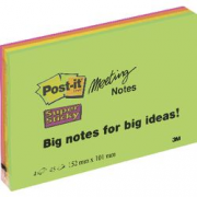 POST-IT MEETNOTE 152X101 SUPERSTICKY 4PZ